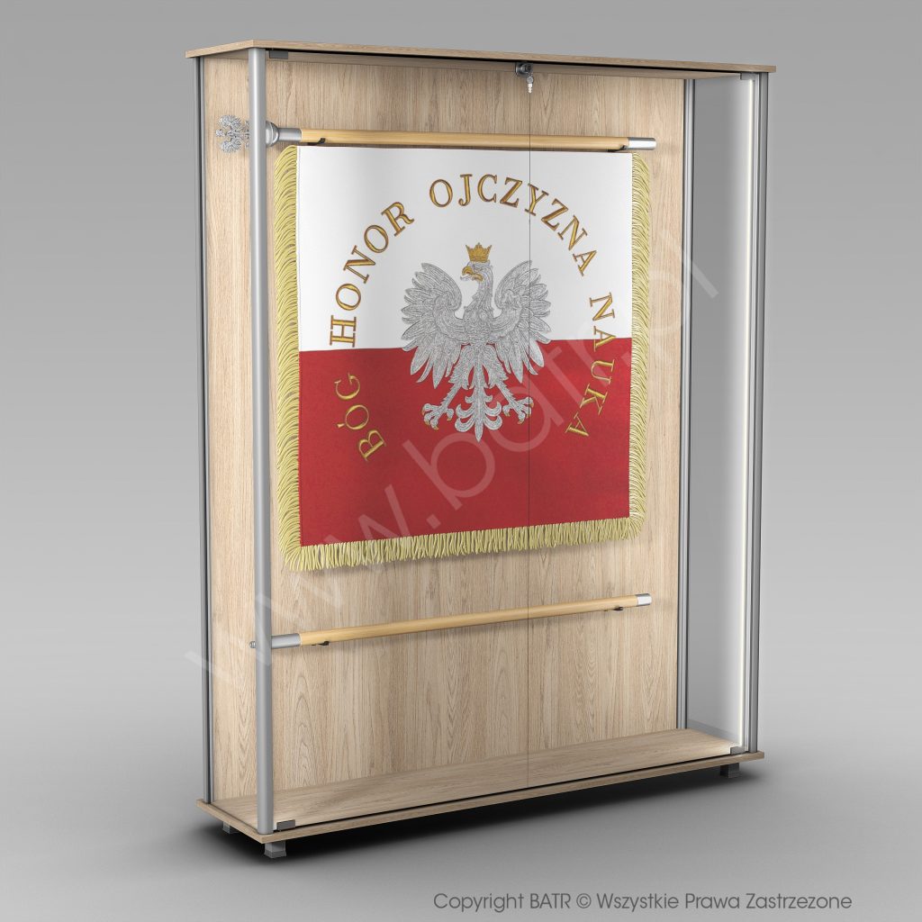 Gablota na sztandar stojąca jednostronna